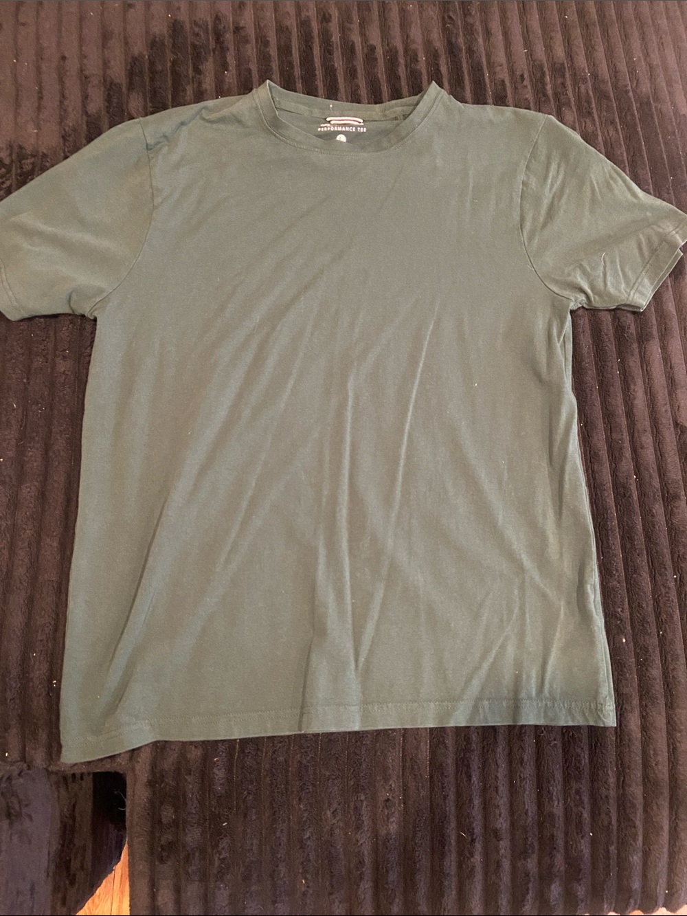 Men's Short Sleeve Crew Tee in Olive Green